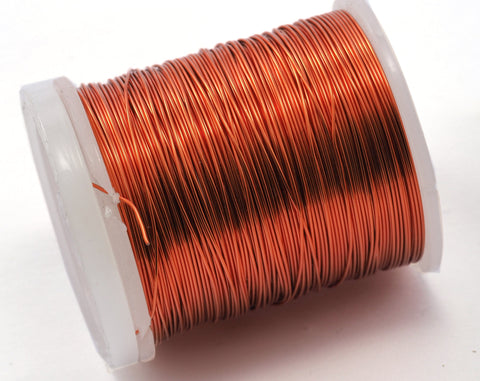Himmeli copper tone Color Wire 24 Gauge (0.52mm) Enamel Copper Wire 77 Feet 23 meter Non Tarnish wirework W006