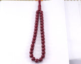 33pcs Faceted plastic beads 12mm Claret red color LAV1