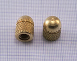 M6 Nut Caps raw brass (10x14mm) with M6 thread 2341