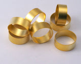 Gold plated brass round tube 20x8mm (19mm hole) O24-200
