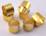 Gold plated brass round tube 14x10mm (13.2mm hole) O24-120