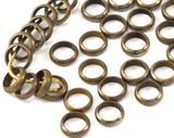 Spacer Beads Antique Yellow Tone Brass Ring 6x2mm (hole 4.75mm )  Charms,Pendant,Findings bab5 2352