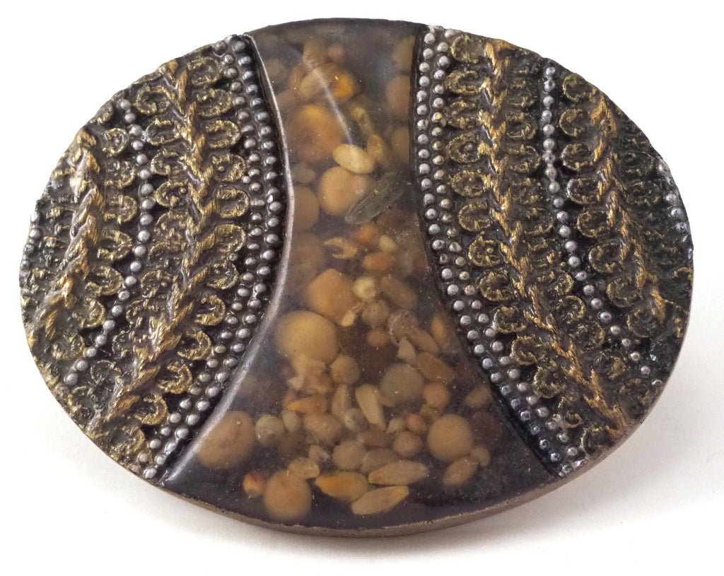 Belt Buckle, Vintage Resin Wall decor 96x76mm limited stock Made in Germany BJK063