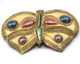 Butterfly Belt Buckle, Vintage Resin Wall decor 125x80mm limited stock Made in Germany bjk051
