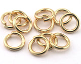 jump ring raw brass (lacquer) 14mm 12 gauge( 2mm ) 2393