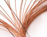 Wire Art Textured Round Raw Copper Wire 1.2mm 0.045" 17 Gauge raf4-03