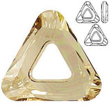 Cosmic triangle fancy stone 4737  Swarovski® crystal copper (cop) 20mm