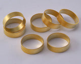 Gold plated brass round tube 14x4mm (13.2mm hole) O24-50