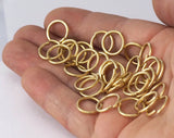 Open jump ring 13mm (Wire thickness  1.5mm ) raw brass  jumpring 2355-60