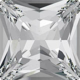 Princess square fancy stone 4447 Swarovski® crystal (001) 12mm unfoiled 132