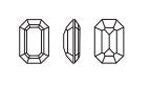 Rectangle octagon fancy stone 4610 Swarovski® indian sapphire (217) 10X14MM 283