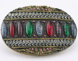 Belt Buckle, Vintage Resin Wall decor 105x73mm limited stock Made in Germany bjk065