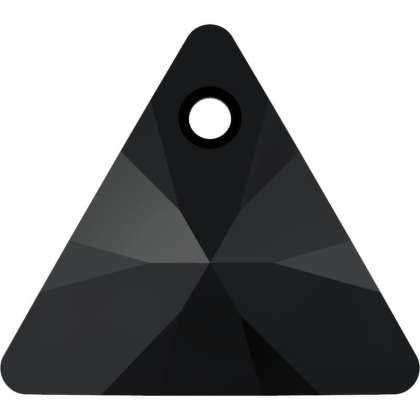 xilion triangle shaped fancy stone 6628 Swarovski® jet (280) 16mm unfoiled