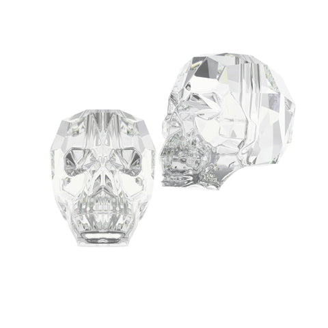 Skull bead 5750 Swarovski®  crystal (001) 19mm
