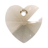 Xilion Heart Pendant 6228 Swarovski® Greige  (284) 10.3x10mm