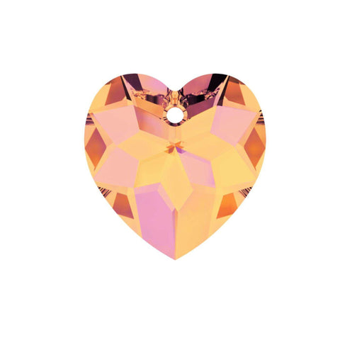 Heart pendant 6215 Swarovski® Crystal Astral Pink (001)(API) 18mm Swarovski Elements