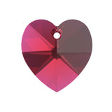 Heart pendant 6202 Swarovski® Indian Pink (289) 10,3x10mm Swarovski Elements