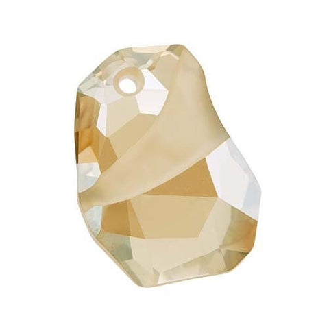 Divine rock pendant 6191 Swarovski® designer edition crystal (001) golden shadow (gsha) 19mm