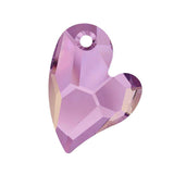 Devoted 2 U Heart Pendant 6261 Swarovski® lilac shadow (llsh) 27mm