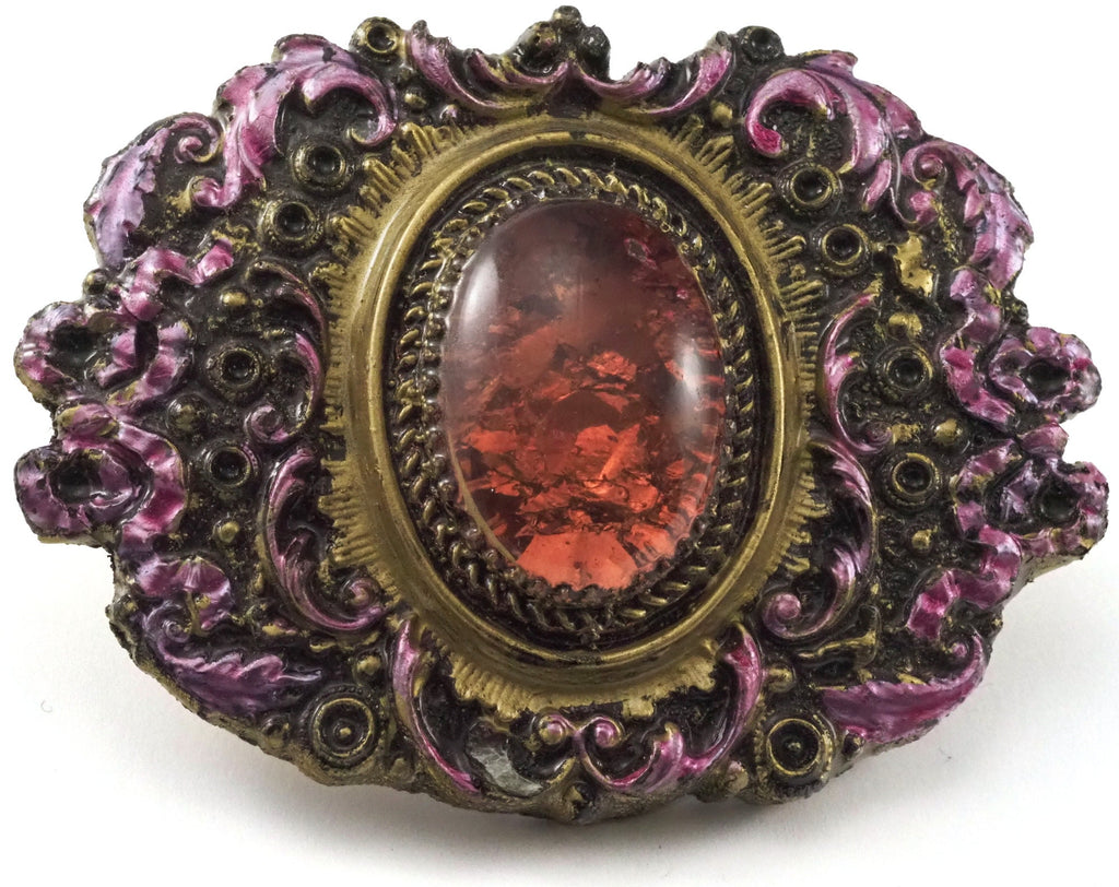 Belt Buckle, Vintage Resin Wall decor 94x70mm limited stock Made in Germany bjk064