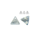 xilion triangle shaped fancy stone 6628 Swarovski® blue shade 8mm unfoiled