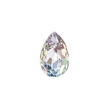 Pear shaped fancy stone 4320 Swarovski® aurore boreale (AB) 10x7mm foiled cab-135