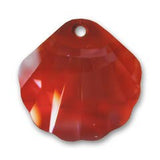 Shell pendant Swarovski®  6723 Crystal (001) Red Magma (REDM) 16MM