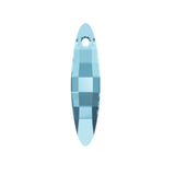 Ellipse pendants Swarovski®  6470 Aquamarine (202) 40mm