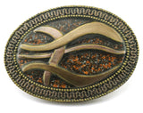 Belt Buckle, Vintage Resin Wall decor 105x77mm limited stock Made in Germany bjk071