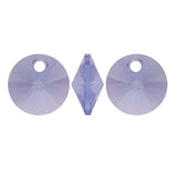 Xilion pendant disc 6428 Swarovski® provence lavender (283) xilion rivoli Disc pendant 6mm