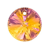 Xilion pendant disc 6428 Swarovski® crystal astral pink 6mm