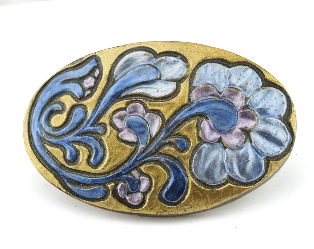 Belt Buckle, Vintage Resin Wall decor 104x68mm limited stock Made in Germany bjk068