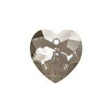 Heart pendant 6215 Swarovski® Crystal Satin (001)(SATIN) 18mm Swarovski Elements