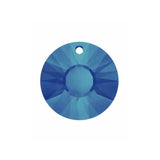 Sun Pendant PF 6724 /G Swarovski® Crystal Bermuda Blue P (001)(Bb)  33mm