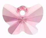 butterfly pendant 6754 Swarovski® light rose (223) 18mm