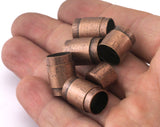Magnetic clasp leather cord 16.5x12mm Antique Copper Plated brass (One side is Iron) 10mm Hole inner MCL10 2461