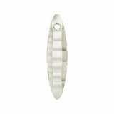Ellipse pendants Swarovski®  6470 Crystal (001) Silver Shade (SSHA) 40mm