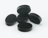 Onyx 12x16mm (4mm thickness) oval coin cabochon cab22-08