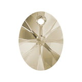 Xilion oval pendant 6028 Swarovski® light silk (261) 10mm
