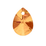 Xilion mini pear pendant 6128 Swarovski® crystal copper  8mm cab100-12