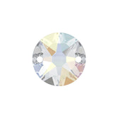 Xilion sew-on stone 3204  Swarovski® Crystal Aurore Boreale 8mm Unfoiled