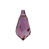 Drop pendant 6000 Swarovski® crystal lilac shadow 13x6.5mm cab128-2