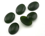 1 pc. Oval Dyed quartzite (quartized) Green Cabochons 18x13mm  Cab17-20