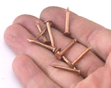 Escutcheon Pins 20mm (2.2mm thickness) Nails Raw Copper tacks brads String art OZ2521-80