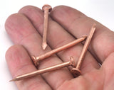 Escutcheon Pins 40mm (3mm thickness) Nails Raw Copper tacks brads String art OZ2536-250