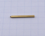Square Bar Pendant with 1 Loop Raw Brass 2.5x35mm (1.3mm hole) Findings OZ2550-175