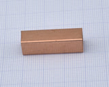Square Tube Raw Copper 9x30mm (8x8mm hole) findings OZ2602-340