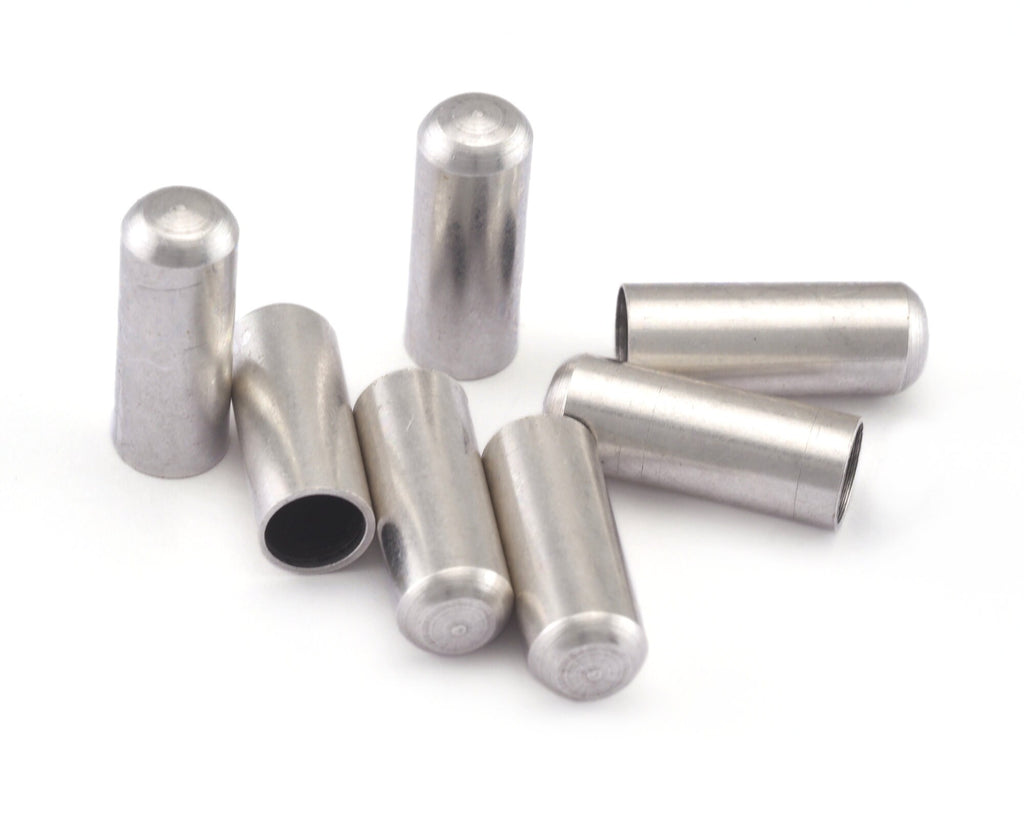 ribbon end caps , 7x19mm 6.2mm inner antique silver plated brass cord  tip ends,  ends cap, findings ENC6 OZ1452