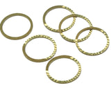 Raw Brass round faceted Ring 20mm industrial brass Charms,Pendant,Findings spacer bead bab 1439