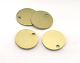 Coin Round Disc 12mm Stamping blank tag shape Raw Brass OZ3037-75